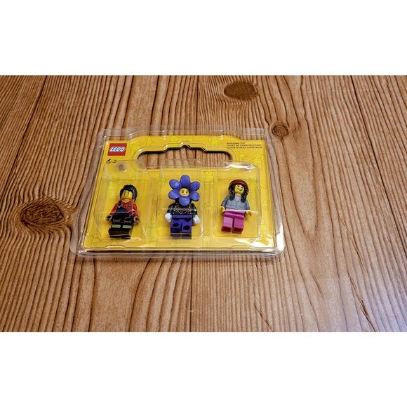Lego 852766 3 pack of Minifigures overalls flower face hippie exclusive figures - Picture 1 of 7